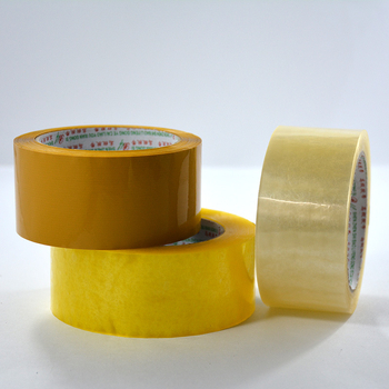 Baolifeng csomagoló szalag, átlátszó, BOPP alapú, membrán 28 μm, nyomásérzékeny ragasztó, viszkozitás 50U, hőmérséklet-tűrés normál