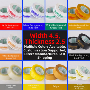 Youli varovná páska na balenie, priehľadná BOPP, 60U, na uzatváranie krabíc, lepidlo