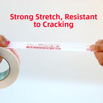 Youli varovná páska na balenie, priehľadná BOPP, 60U, na uzatváranie krabíc, lepidlo