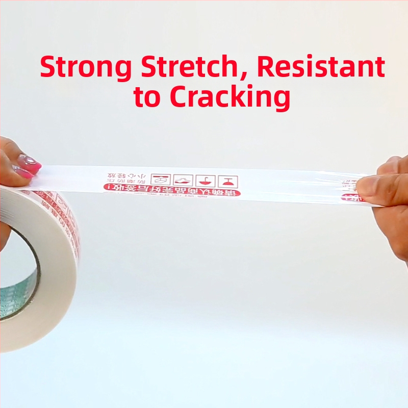 Youli varovná páska na balenie, priehľadná BOPP, 60U, na uzatváranie krabíc, lepidlo