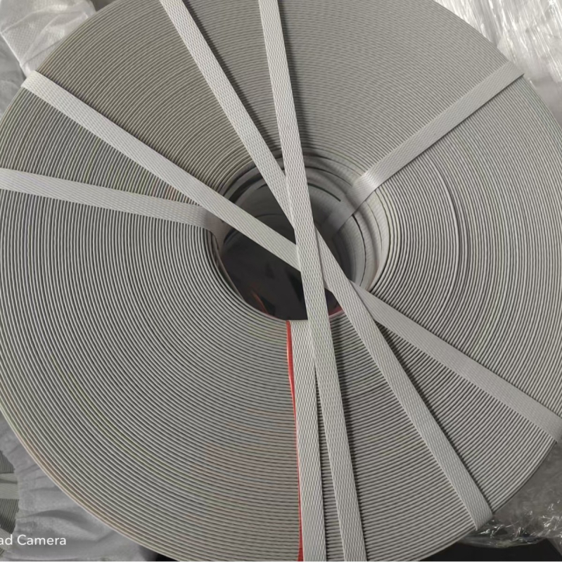 Ručne PP trake za pakiranje, bijele plastične trake, rola 25 kg