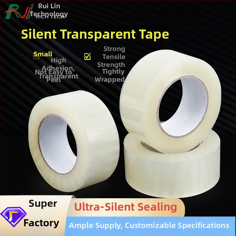 Csendes csomagoló szalag BOPP-alapú, kifejezetten expressz lezáráshoz, 0,205 mm vastagság.