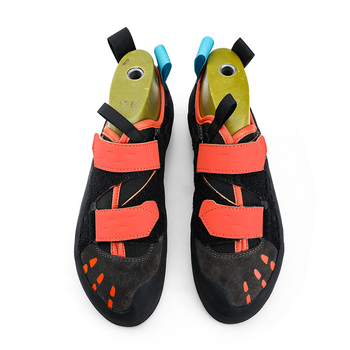 Pantofi de alpinism cu închidere Velcro - Unisex pentru copii, talie joasă, partea superioară din plasă, talpă din cauciuc antiderapant