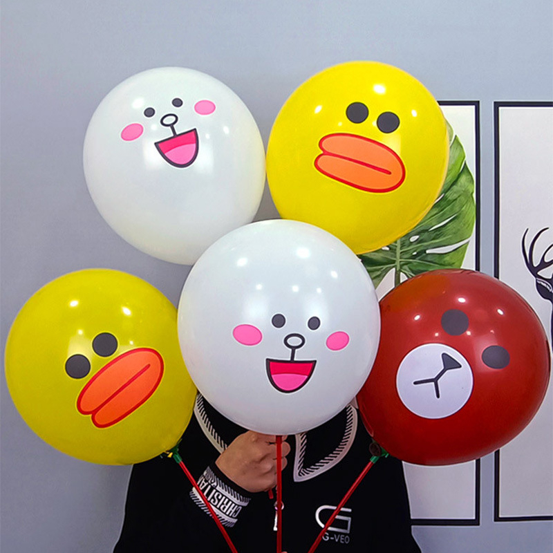 Lateksni okrugli balon za ulični štand — bez logotipa