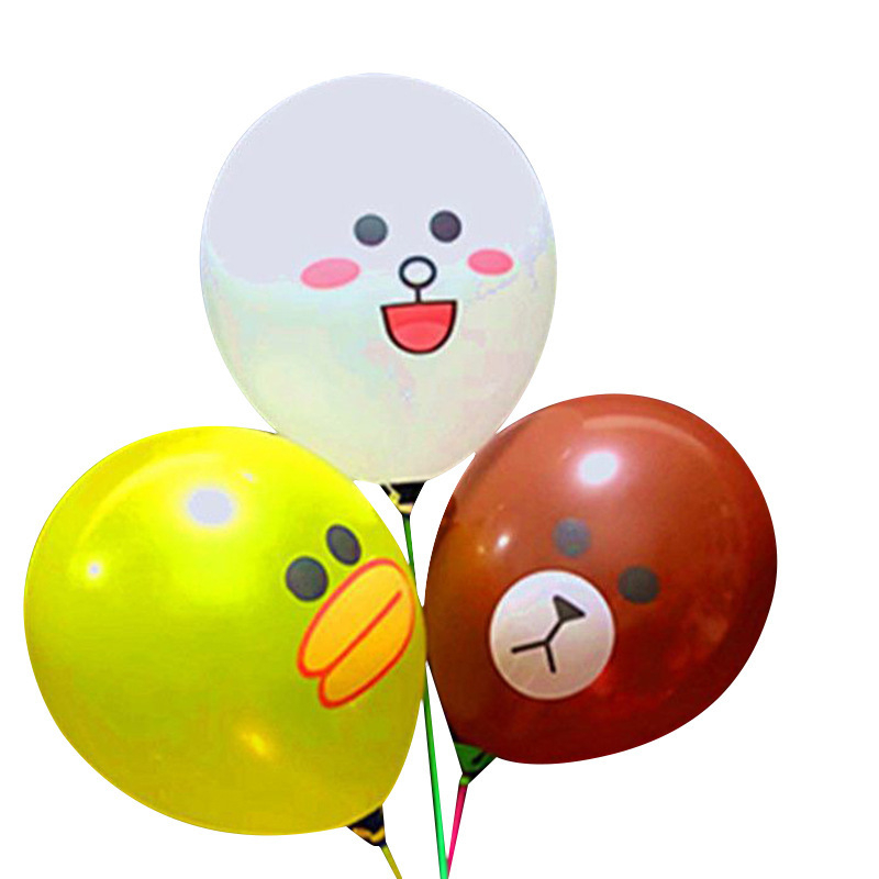Lateksni okrugli balon za ulični štand — bez logotipa