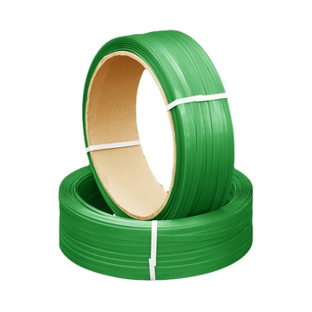 PET plastično-čelična traka za pakiranje, ručna traka, zelena