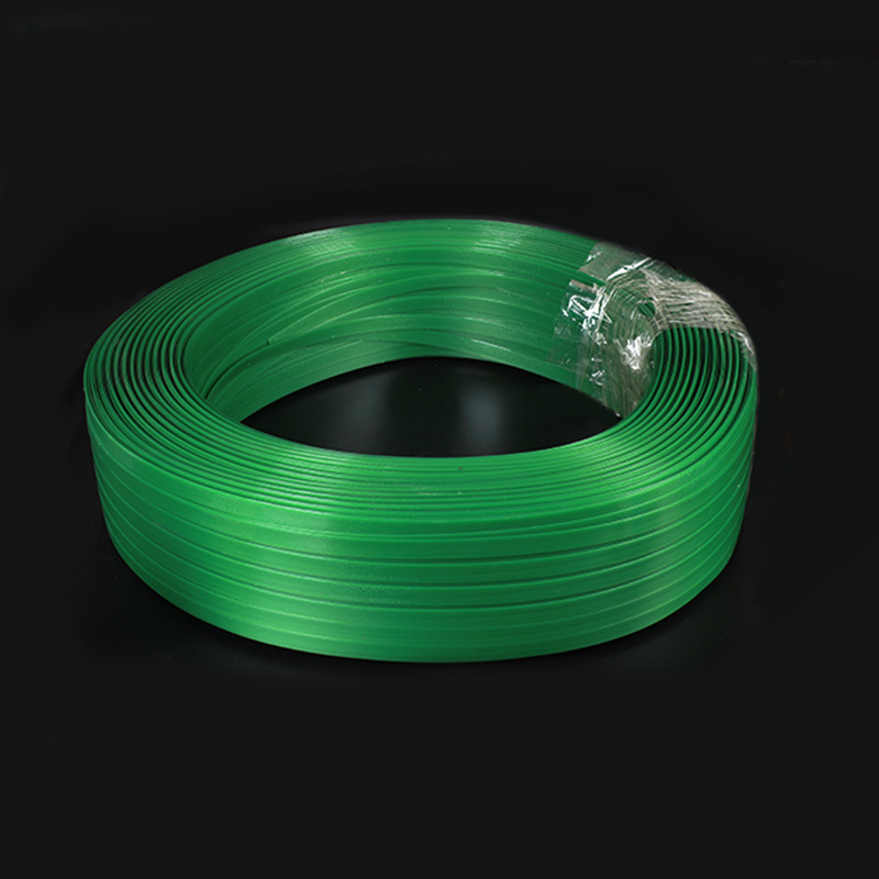 PET plastično-čelična traka za pakiranje, ručna traka, zelena