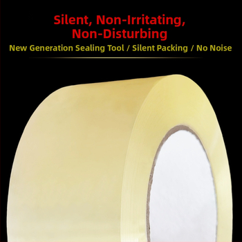 Balenie páska, tichá, s BOPP filmom, vodou založené adhezívum, vysoká viskozita, hrúbka 0,05 mm, vhodná pre skladové balenie a logistiku e-commerce