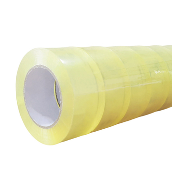 Csomagoló szalag, csendes, BOPP film alapú, vízbázisú nyomásérzékeny ragasztó, magas viszkozitás, vastagság 0,05 mm, alkalmas raktári csomagoláshoz és e-kereskedelmi logisztikához