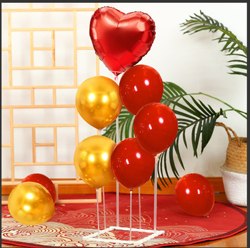 Stojak za balone na stol – plastični, unutarnja upotreba, sportski događaji