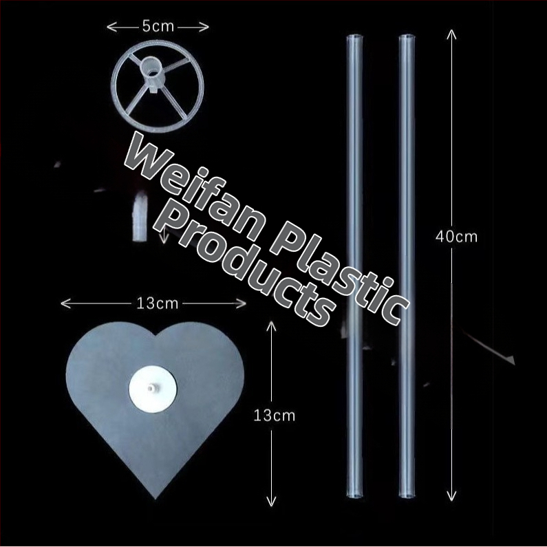 Stojak za balone na stol – plastični, unutarnja upotreba, sportski događaji