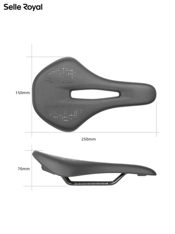 Selle Royal A086HRO sjedalo za bicikl s penastom matricom i čeličnim šinama za MTB