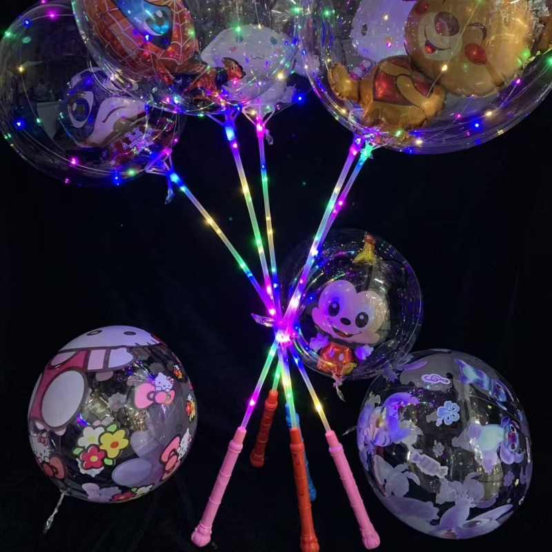 Balon od aluminijske folije, valoviti balon, kružni oblik, bez logotipa