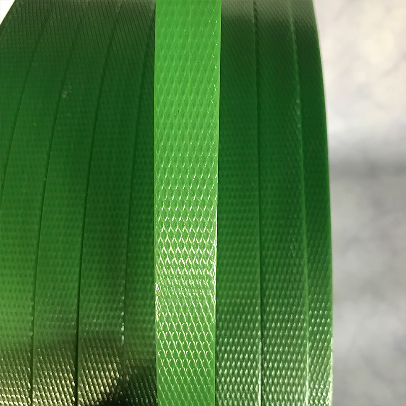 Zeleni plastično-čelični pojas za pakiranje, ručno zavezivanje, visokoučinkovita traka za pakiranje (420 kg)