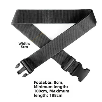 Mufeng popruh na batožinu so skríženou sponou – nylonový cestovný pás, rozšíriteľný MF-260104