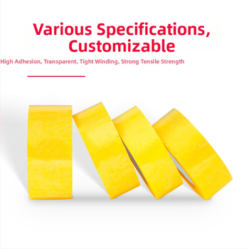 Balící páska s BOPP filmom, vodou založené lepidlo (hrúbka: 52; teplotná odolnosť: -20 až 40 °C; priľnavosť: silná)