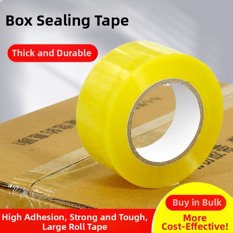 Balící páska s BOPP filmom, vodou založené lepidlo (hrúbka: 52; teplotná odolnosť: -20 až 40 °C; priľnavosť: silná)