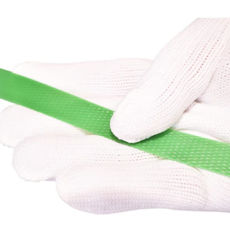Plastično-čelična opasačka za pakiranje - debljina 1,0 mm, nosivost 500 kg, vanjski promjer valjka 400 mm, težina 20 kg