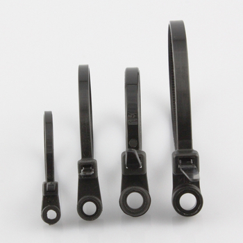 Νάιλον δέσιμο καλωδίων με σταθερή κεφαλή, στρογγυτές οπές και οπές για βίδες • 94V2 φλόγας