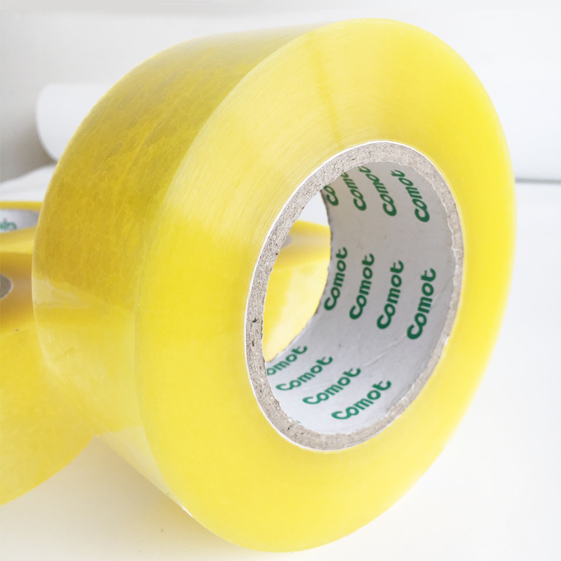 Csomagoló szalag, 52 μm film, BOPP alap, nyomásérzékeny ragasztó, kiváló hőállóság, 3 s statikus súrlódás