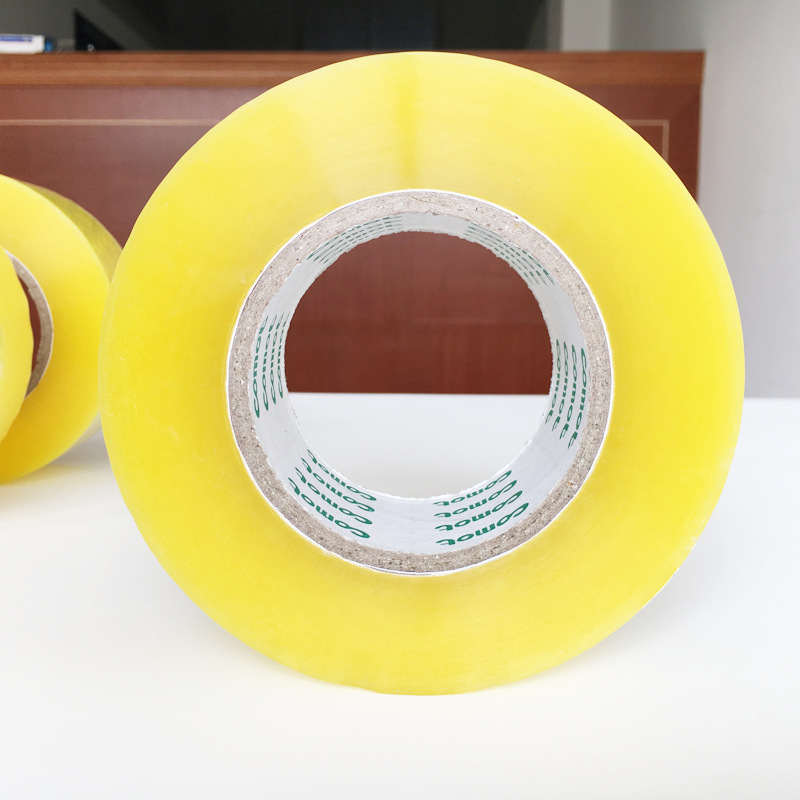 Csomagoló szalag, 52 μm film, BOPP alap, nyomásérzékeny ragasztó, kiváló hőállóság, 3 s statikus súrlódás