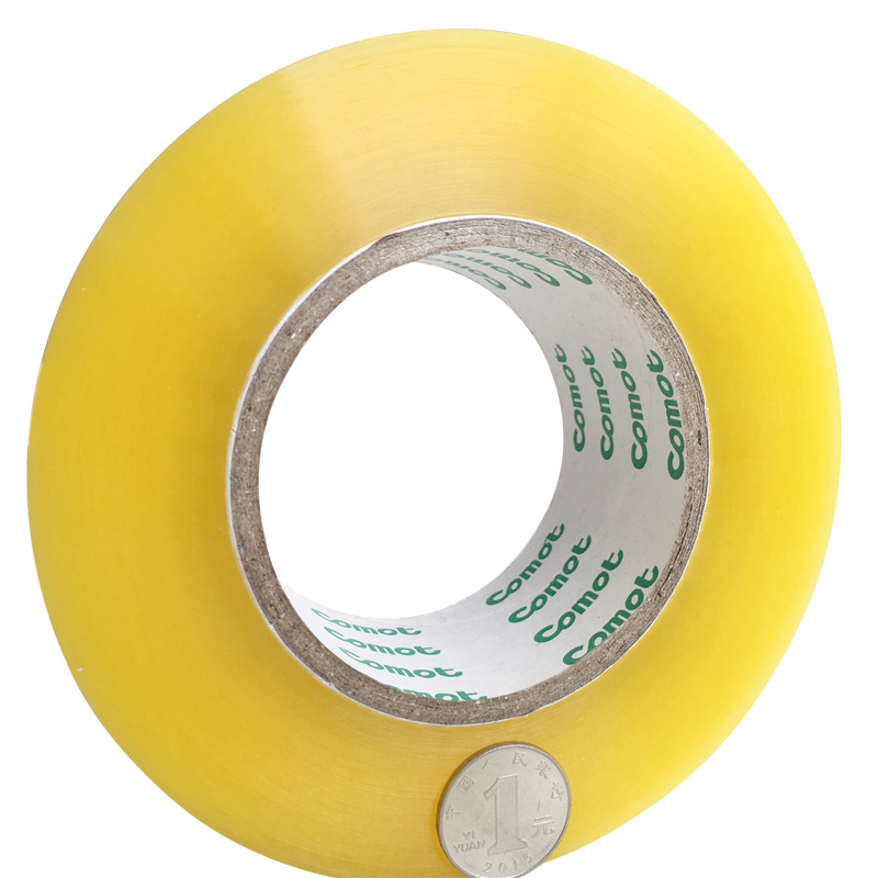 Csomagoló szalag, 52 μm film, BOPP alap, nyomásérzékeny ragasztó, kiváló hőállóság, 3 s statikus súrlódás