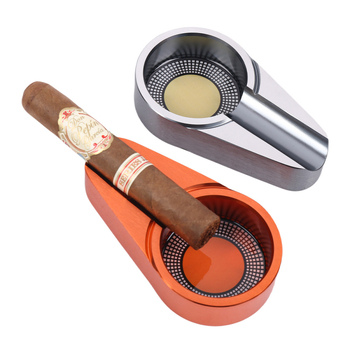 Aluminijski pepelnik za cigare - prenosni, s jednim otvorom, za kućnu upotrebu, mogućnost prilagođavanja