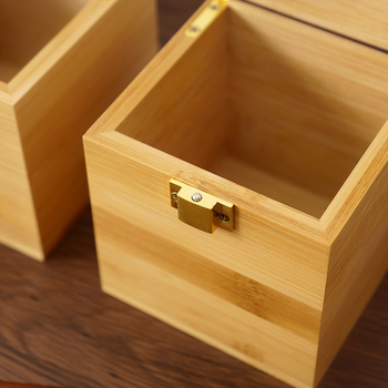 Drevená skladovacia skrinka z prírodného dreva s gravírovaním, výstelka k dispozícii, model Key box