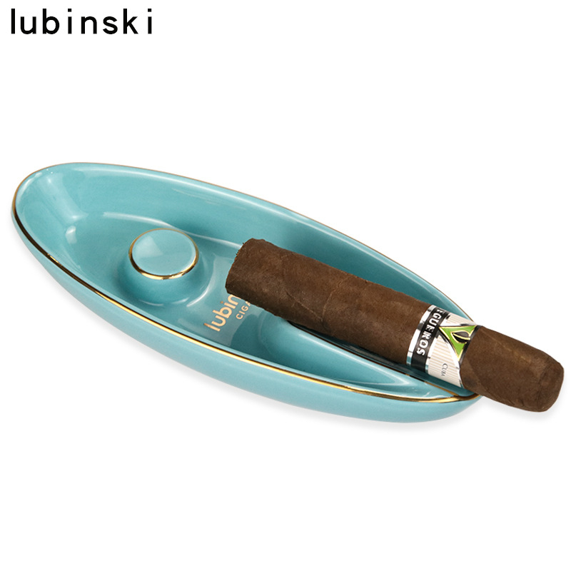 Pepelnica za cigare, keramika, s jednom nišom, luksuzni stil