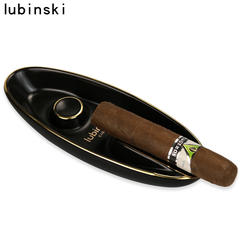 Pepelnica za cigare, keramika, s jednom nišom, luksuzni stil