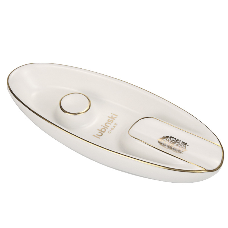 Pepelnica za cigare, keramika, s jednom nišom, luksuzni stil