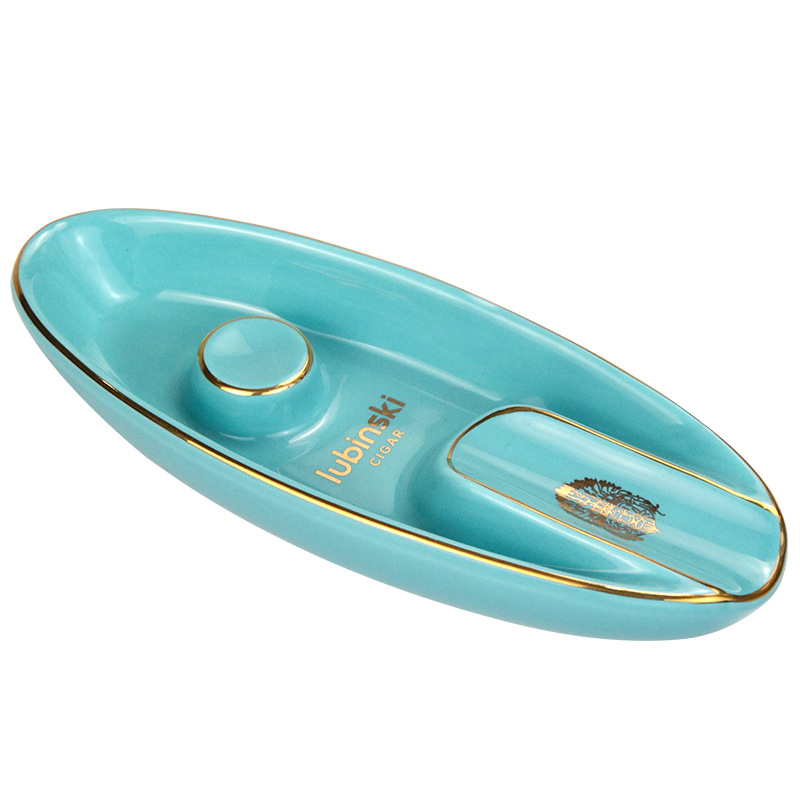 Pepelnica za cigare, keramika, s jednom nišom, luksuzni stil