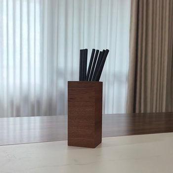 Cutie de depozitare tacâmuri din lemn masiv – fără capac, pentru bucătărie și masă, stil modern minimalist