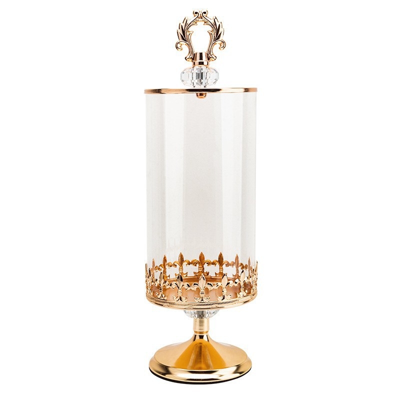 LUBINSKI Borcan pentru afișarea etichetelor de trabucuri – aliaj zinc + sticlă, stil simplu, cod produs YJA-13049