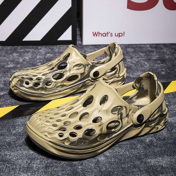 Sandale Baotou pentru bărbați din EVA - respirante, antiderapante, cu închidere slip-on