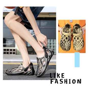 Sandale Baotou pentru bărbați din EVA - respirante, antiderapante, cu închidere slip-on