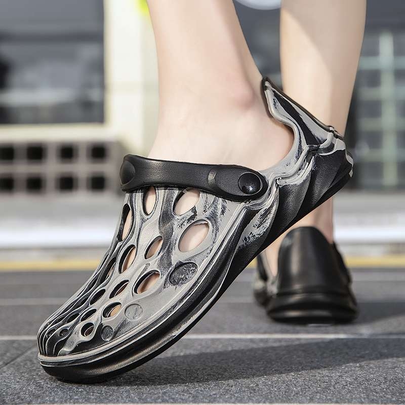 Sandale Baotou pentru bărbați din EVA - respirante, antiderapante, cu închidere slip-on