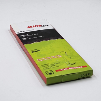 Meiya Αλυσίδα ποδηλάτου — Συμβατότητα με MTB 18/21 ταχύτητες και Δρόμου 6/7 ταχύτητες; 116L, Ατσάλι, εφελκυστική αντοχή 800 kN