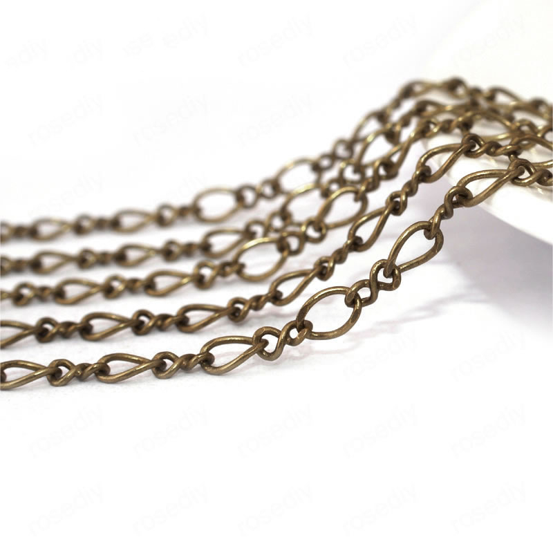 DIY nakit: metalna lanac s resicama – elektroplatirani metal za ogrlicu, narukvicu i naušnice