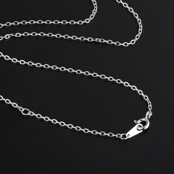 Welson Jewelry S925 srebrni lanac s privjeskom, elektroplatiranje, 2.03 g