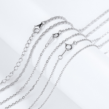 Welson Jewelry S925 srebrni lanac s privjeskom, elektroplatiranje, 2.03 g