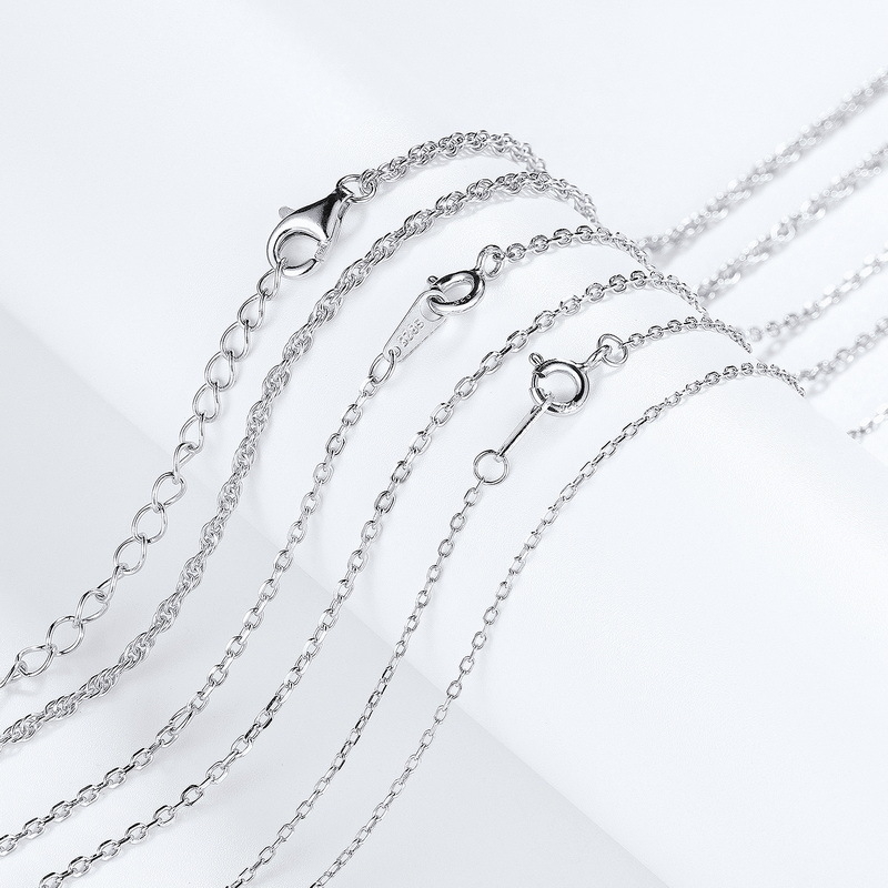 Welson Jewelry S925 srebrni lanac s privjeskom, elektroplatiranje, 2.03 g