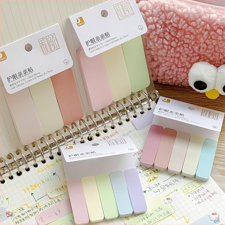 Post-it poznámkové bločky pre žiakov základnej a strednej školy, prenosné vysokokvalitné štítkové poznámky, 150 strán