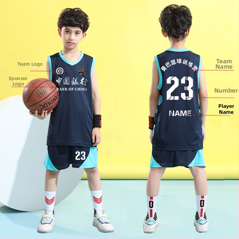 Detiový reversibilný basketbalový set pre chlapcov — Milk Silk, 100% polyester, podšívka Milk Silk, na celú sezónu