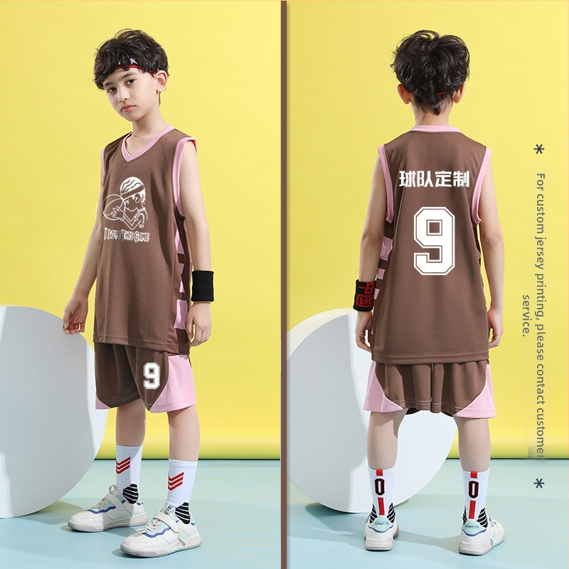 Detiový reversibilný basketbalový set pre chlapcov — Milk Silk, 100% polyester, podšívka Milk Silk, na celú sezónu