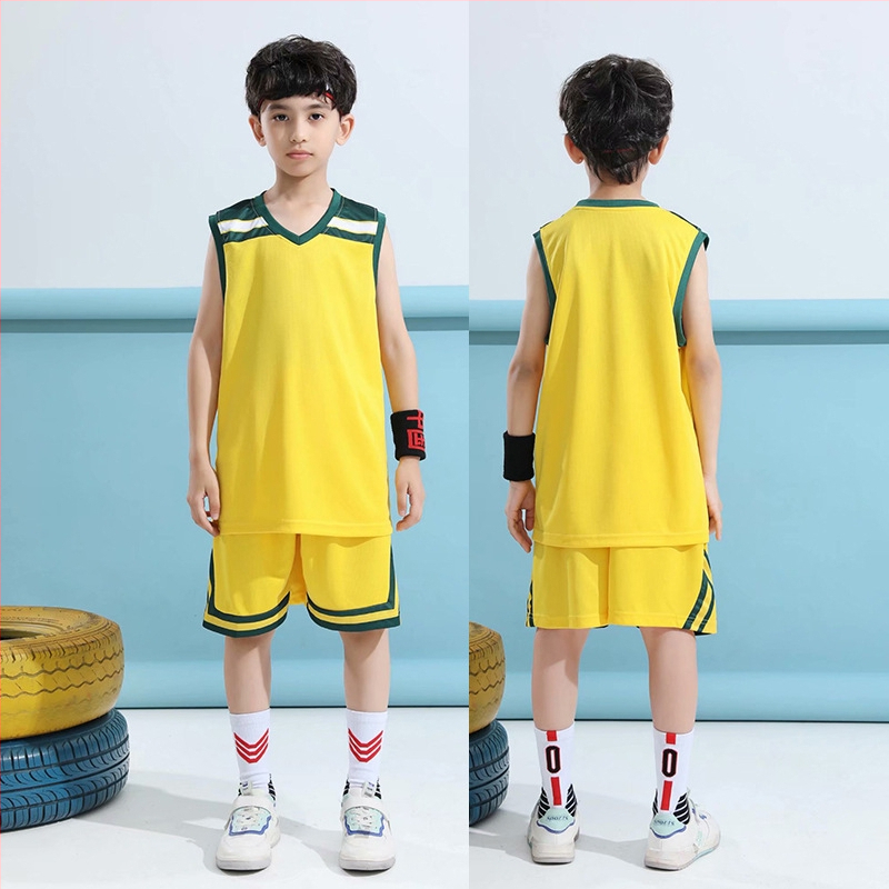 Detiový reversibilný basketbalový set pre chlapcov — Milk Silk, 100% polyester, podšívka Milk Silk, na celú sezónu