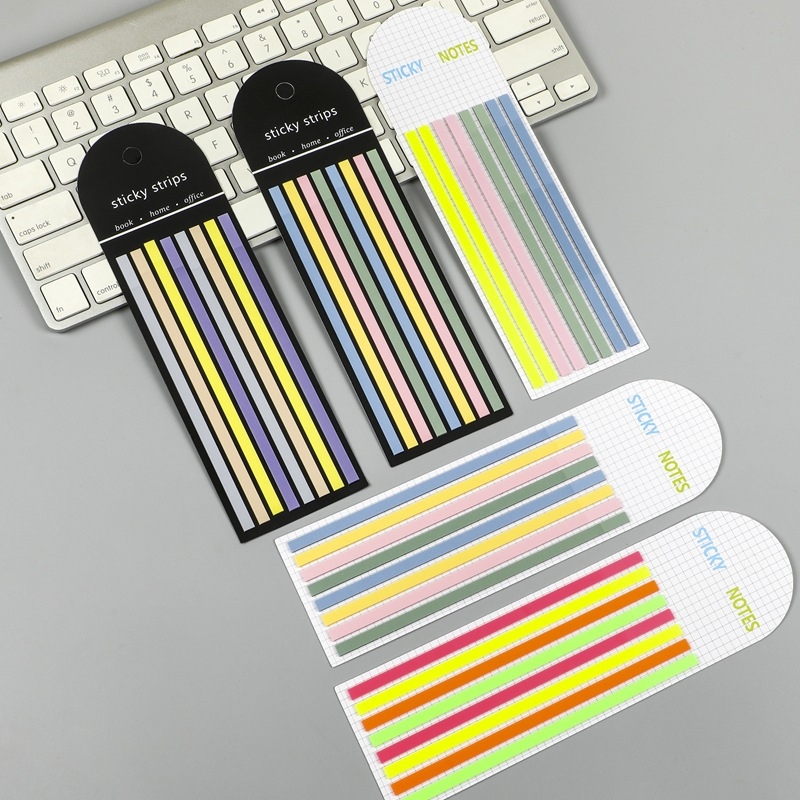 Etichete de index PET transparente, ultra-subțiri, pentru clasificarea elevilor, autoadezive, 20 de foi