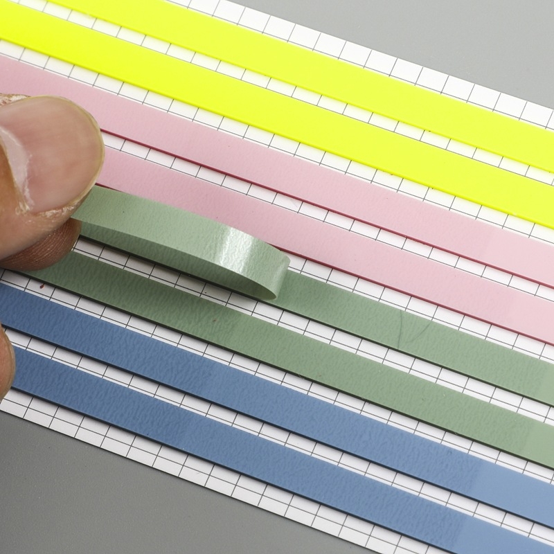 Etichete de index PET transparente, ultra-subțiri, pentru clasificarea elevilor, autoadezive, 20 de foi