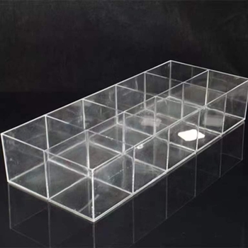 Κουτί κοσμημάτων με 10 διαμερίσματα, PS πλαστικό, εκτυπωμένο λογότυπο