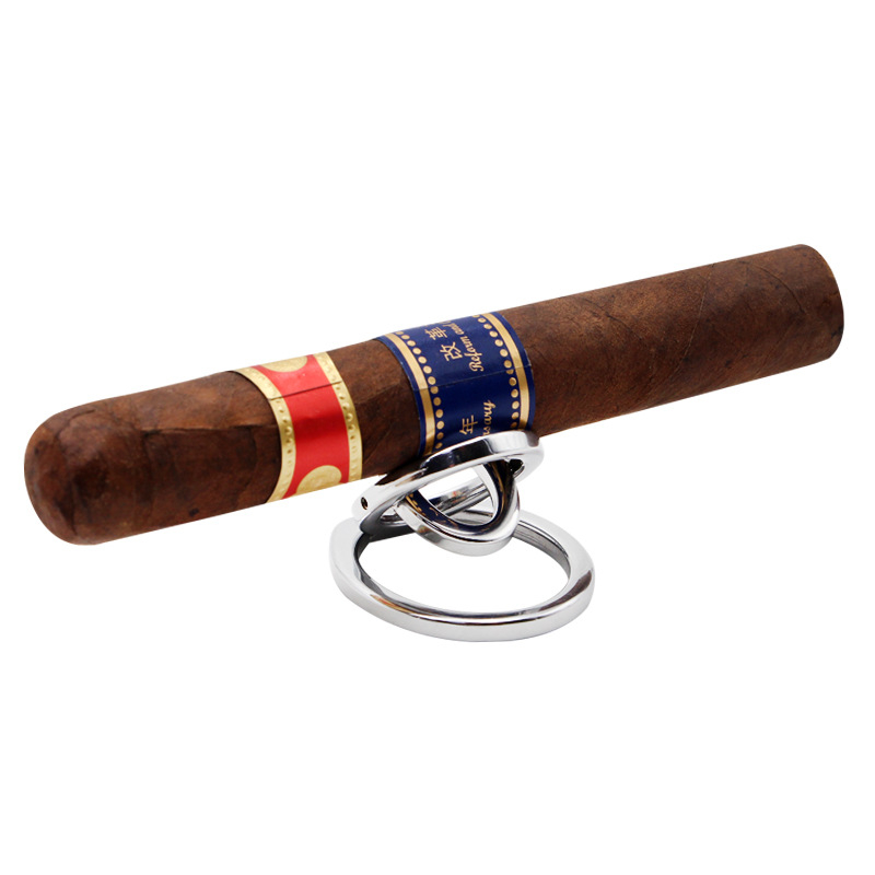 Držač za cigare - prenosni metalni, sklopivi, lagani, minimalistički